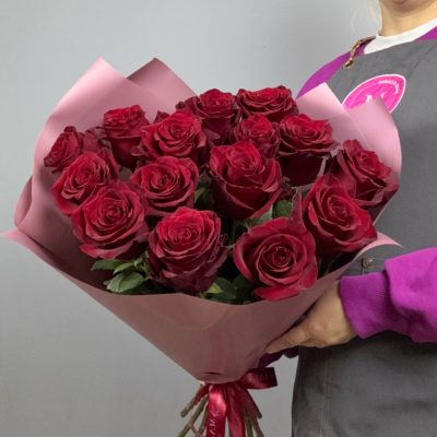 Букет из роз (60 см) 15 шт.